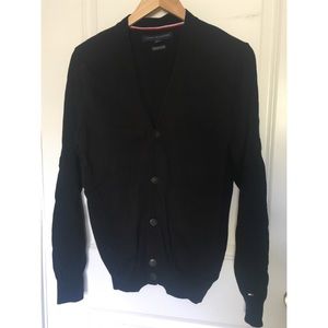 Tommy Hilfiger Premium Cotton Black Cardigan